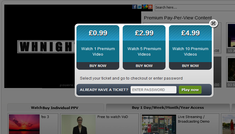 PPV Orders Search